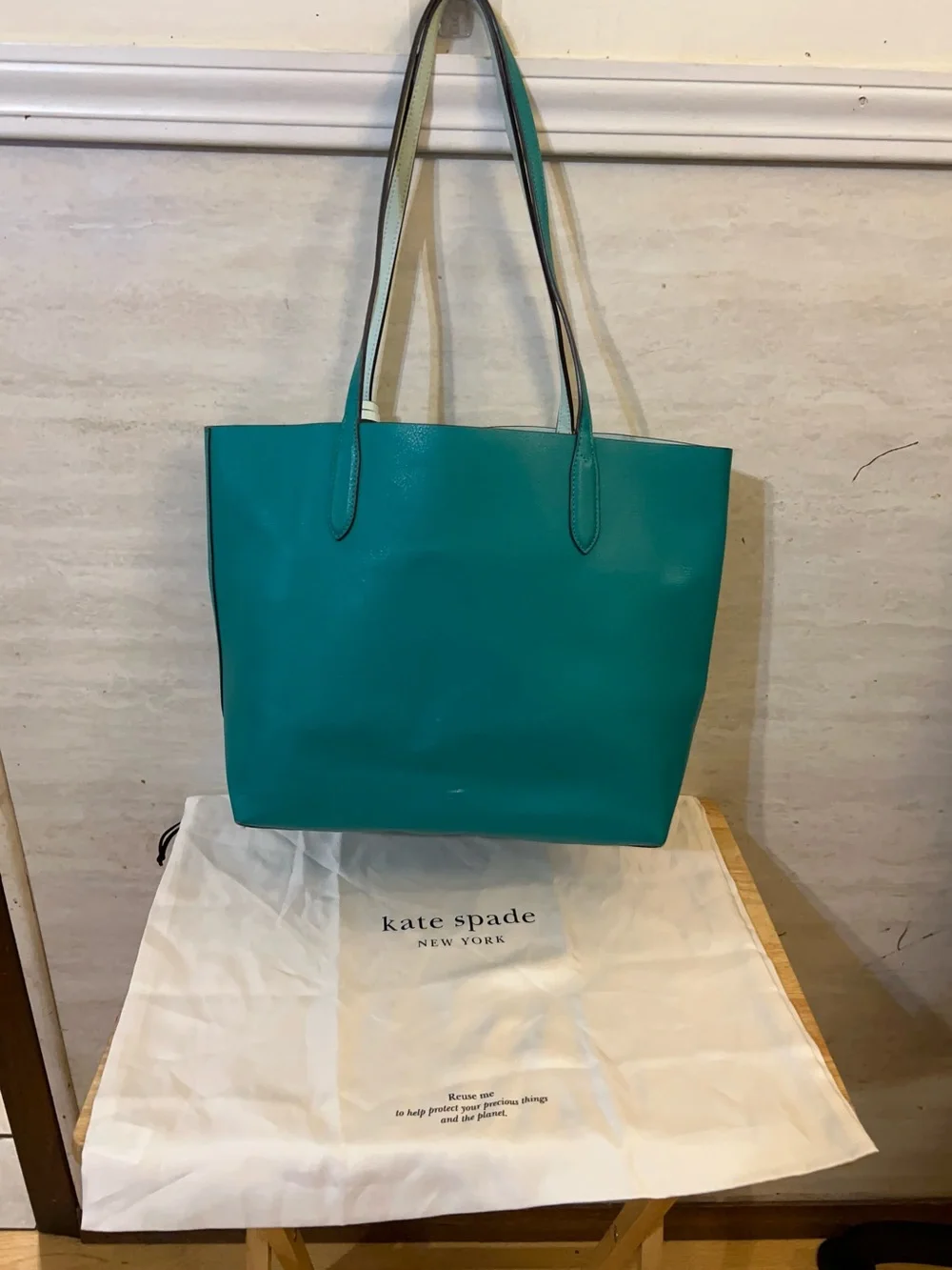 Kate Spade New York Ava Reversible Tote. Dual Tone Design